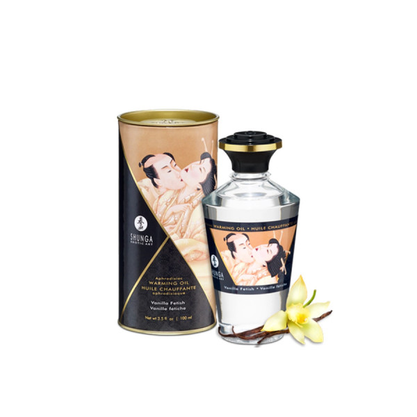 Huile chauffante vanille comestible 100ml 